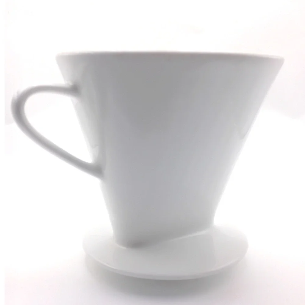 Melitta Coffee Dripper 103 White Ceramic Pour Over Brewer Cone Mint Condition